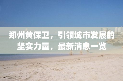 鄭州黃保衛(wèi)，引領(lǐng)城市發(fā)展的堅實(shí)力量，最新消息一覽