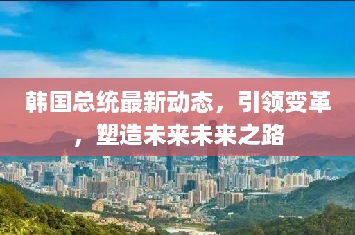 韓國(guó)總統(tǒng)最新動(dòng)態(tài)，引領(lǐng)變革，塑造未來(lái)未來(lái)之路