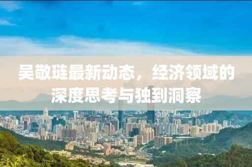 吳敬璉最新動態(tài)，經濟領域的深度思考與獨到洞察