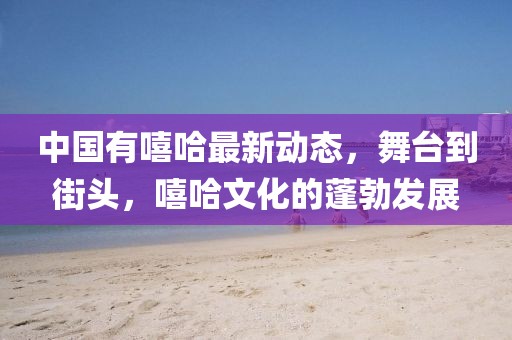 中國有嘻哈最新動態(tài)，舞臺到街頭，嘻哈文化的蓬勃發(fā)展