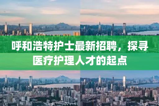 呼和浩特護士最新招聘，探尋醫(yī)療護理人才的起點