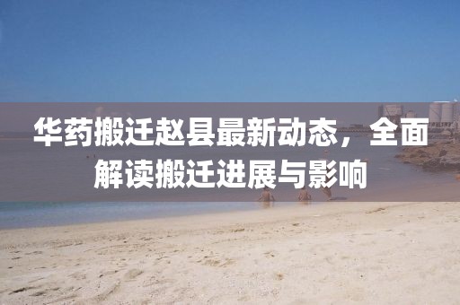 華藥搬遷趙縣最新動(dòng)態(tài)，全面解讀搬遷進(jìn)展與影響